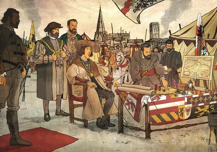 Carlos V ultimó en Logroño una ofensiva militar contra Francia